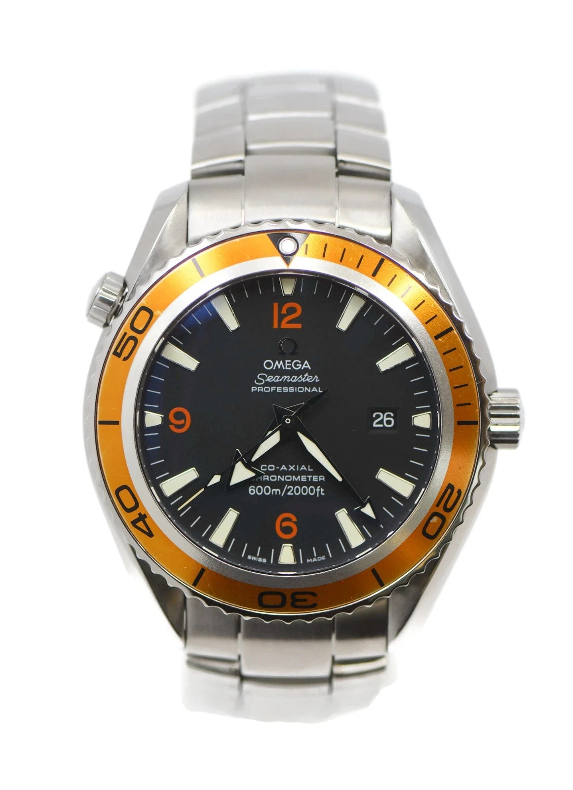 Omega Seamaster Planet Ocean Stainless Steel Watch 2208.50