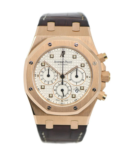 Audemars Piguet Royal Oak Chronograph 18K Rose Gold Watch 26022OR