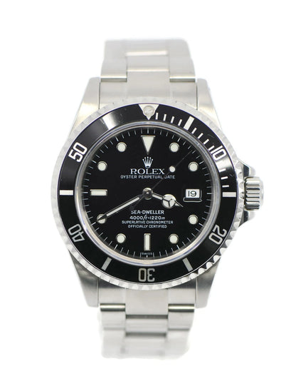 Rolex Sea Dweller Stainless Steel Watch 16600
