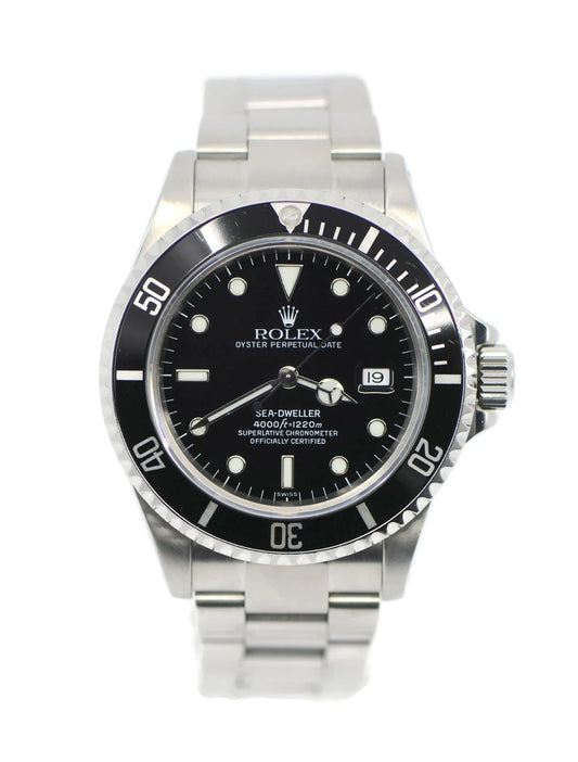 Rolex Sea Dweller Stainless Steel Watch 16600