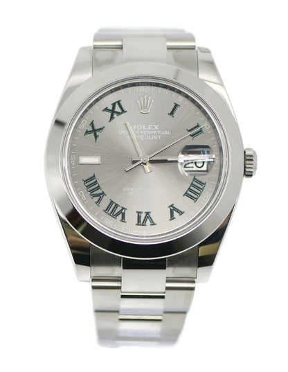 Rolex Datejust Wimbledon Stainless Steel Watch 126300