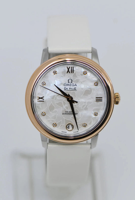 Omega DeVille Prestige Diamond 18K/Stainless Steel Watch 424.22.33.20.55.001