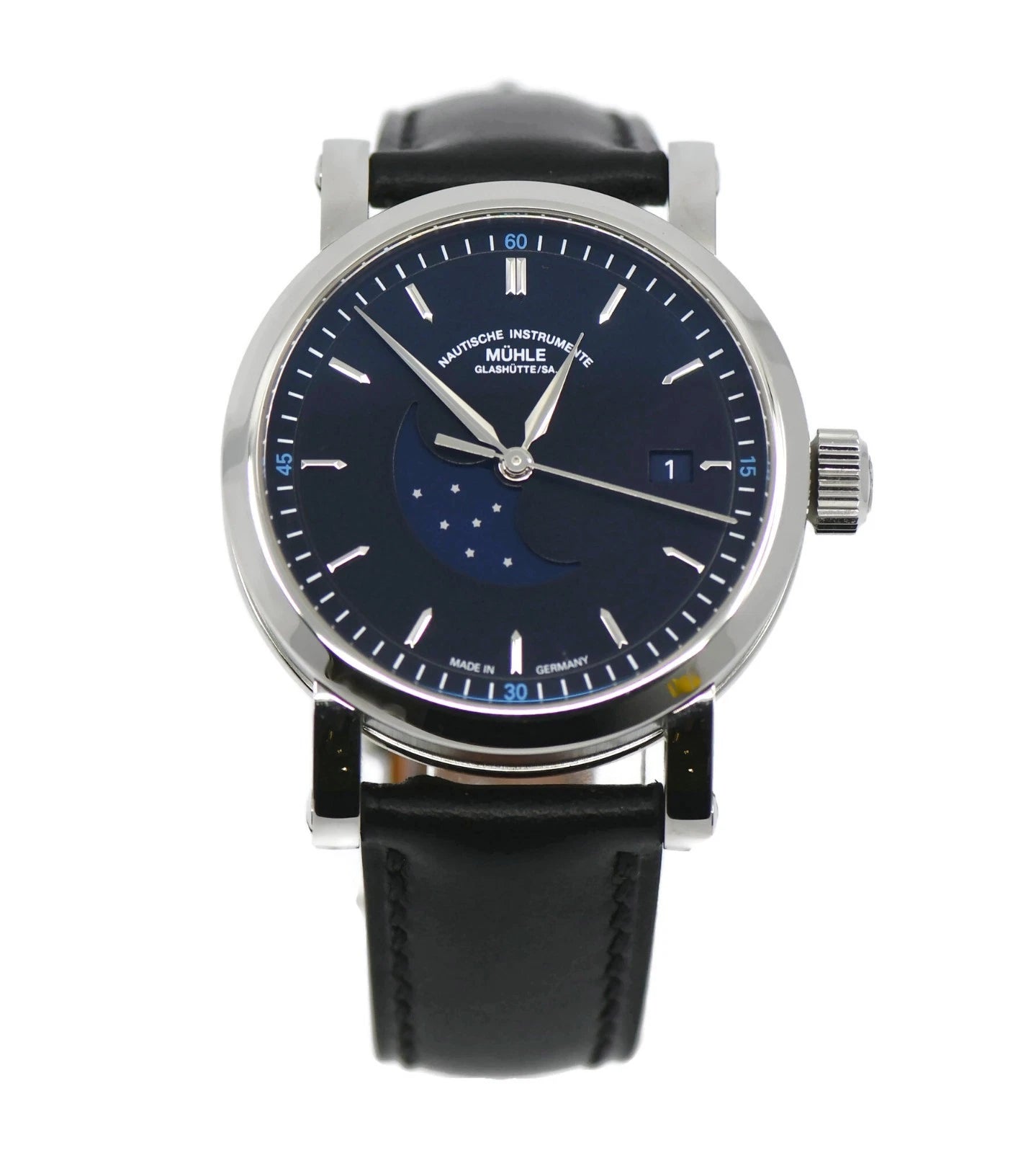 Muhle Glashutte Teutonia IV Stainless Steel Watch M1-44-62-LB