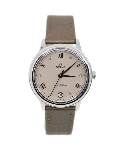 Omega DeVille Prestige Diamond Stainless Steel Watch 434.13.34.20.52.002