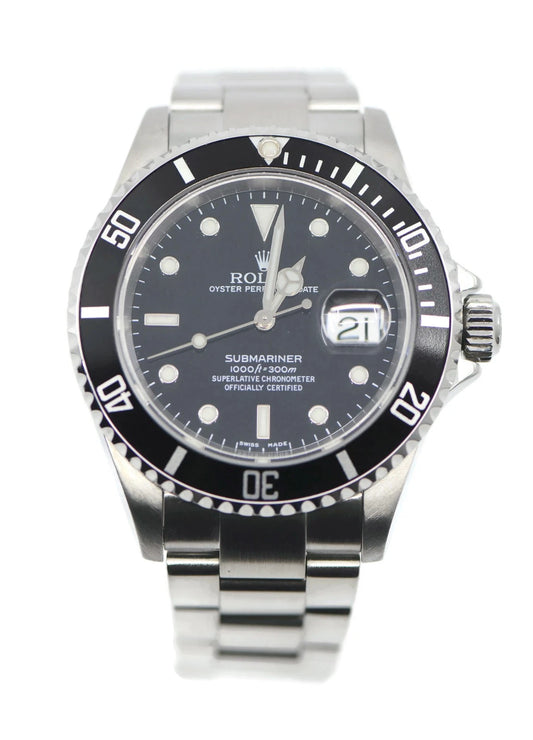 Rolex Submariner Stainless Steel Watch 16610