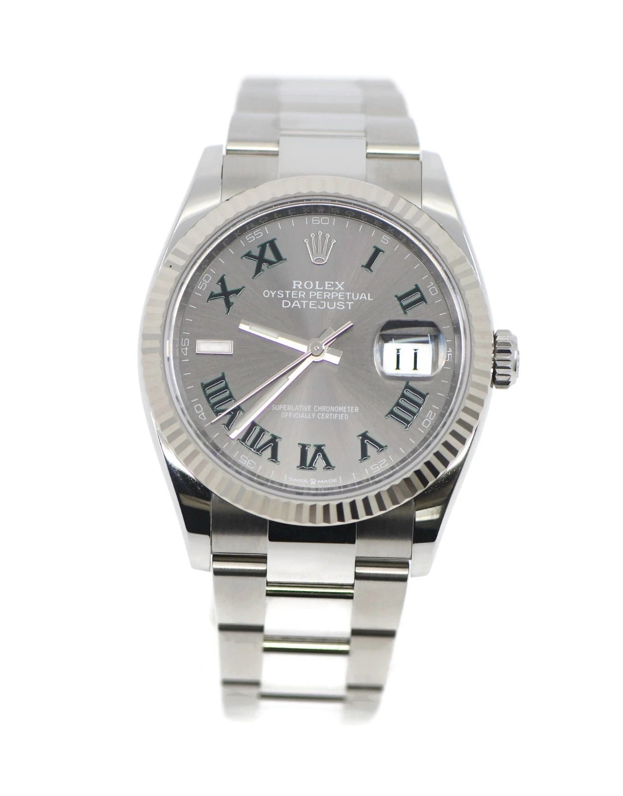 Rolex Datejust 36 Wimbledon Stainless Steel Watch 126234