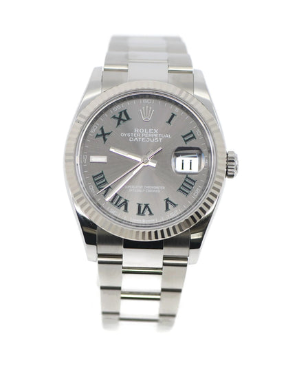 Rolex Datejust 36 Wimbledon Stainless Steel Watch 126234