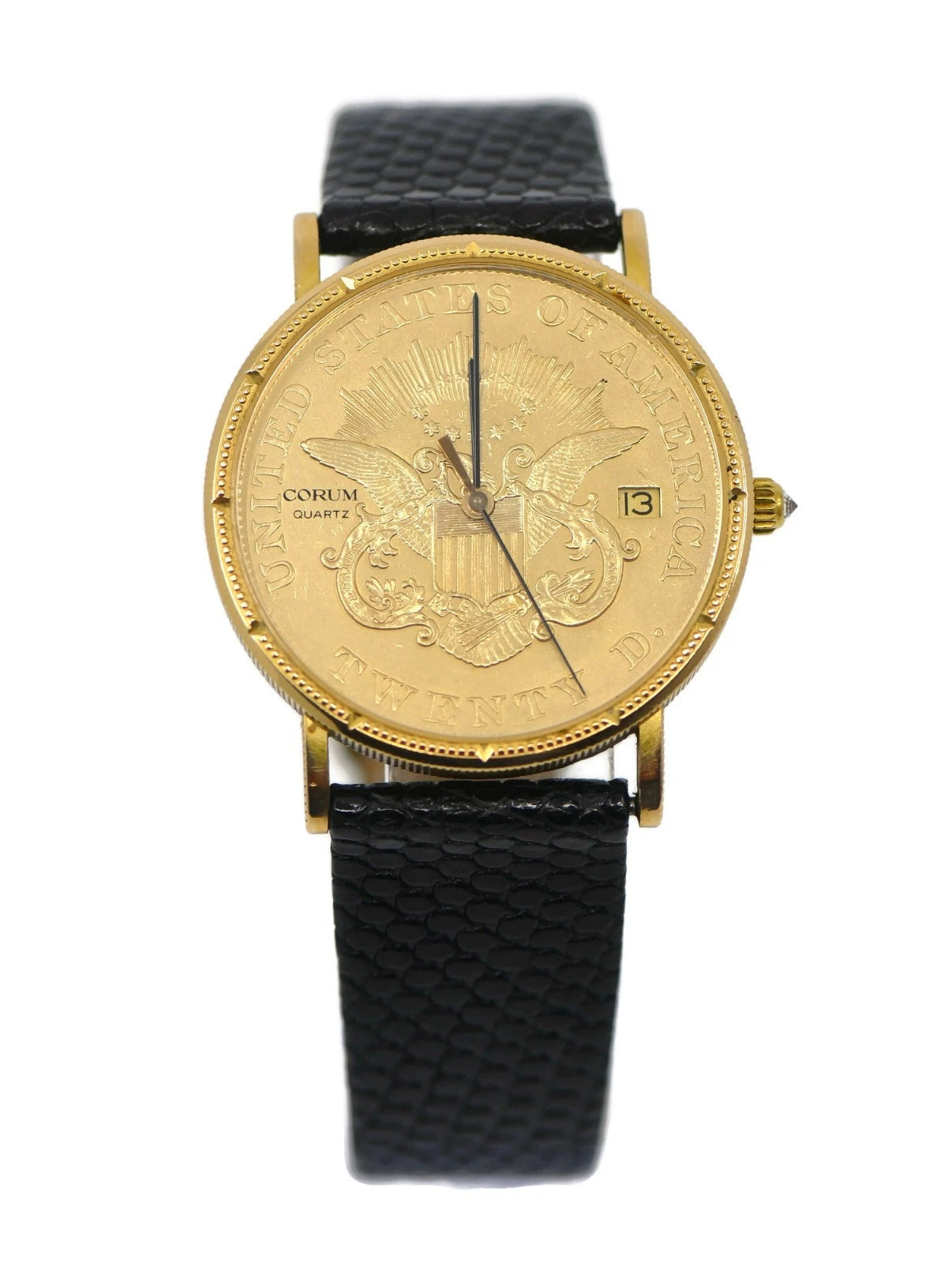 Corum 1861 $20 Coin 18K Yellow Gold Watch