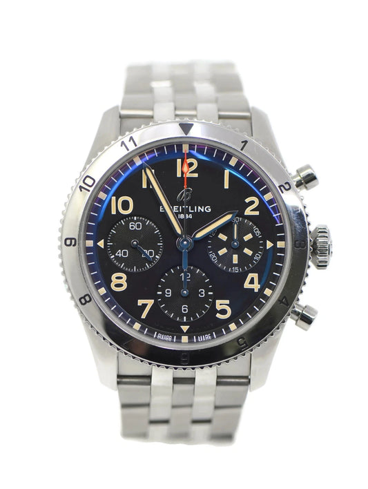 Breitling Avi P-51 Mustang Stainless Steel Watch A23380