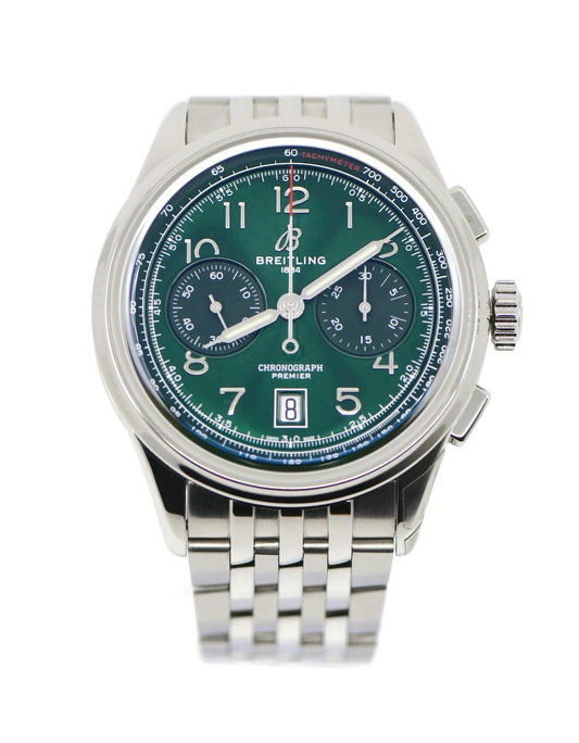 Breitling Premier B01 Chronograph Stainless Steel Watch AB0145