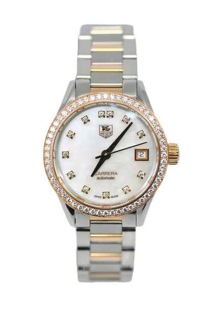 Tag Heuer Carrera Diamond 18K/Stainless Steel Watch WAR2453