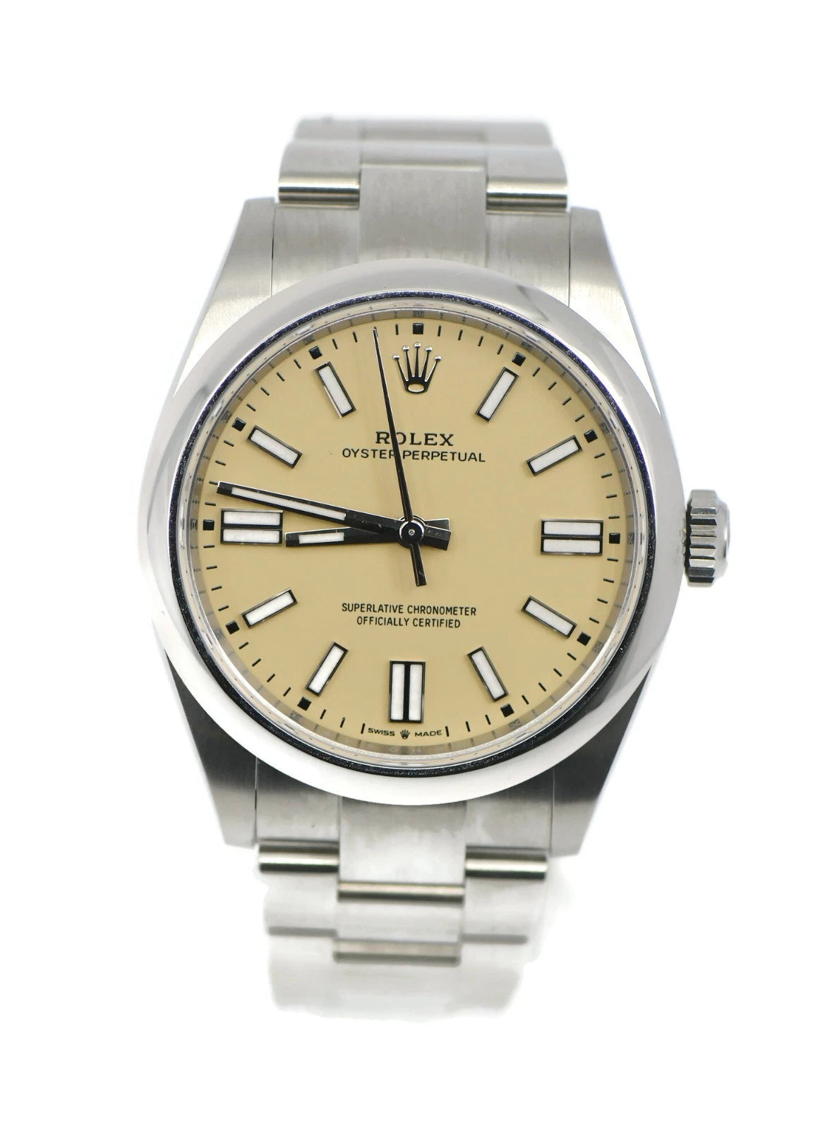 Rolex Oyster Perpetual 41 Beige Stainless Steel Watch 134300