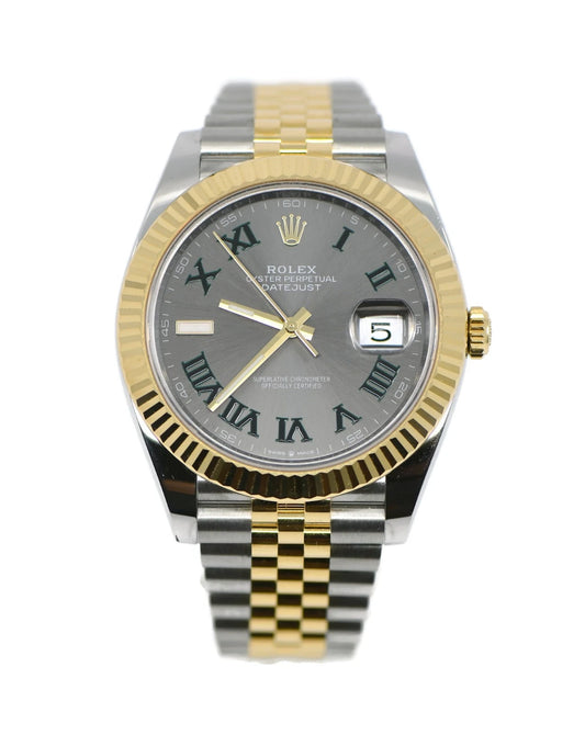 Rolex Datejust Wimbledon 18K/Stainless Steel Watch 126333