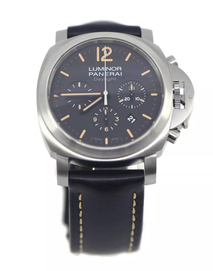 Panerai Luminor Daylight Chronograph Stainless Steel Watch PAM00356
