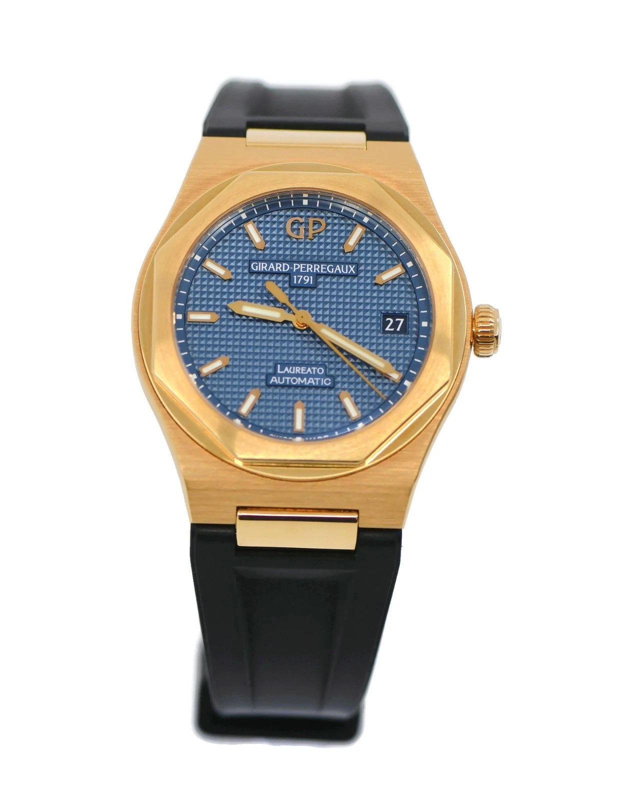 Girard Perregaux Laureato 18K Rose Gold Watch 81005