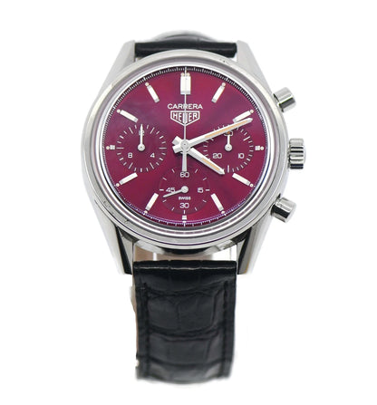 Tag Heuer Carrera Chronograph Stainless Steel Watch CBK221G