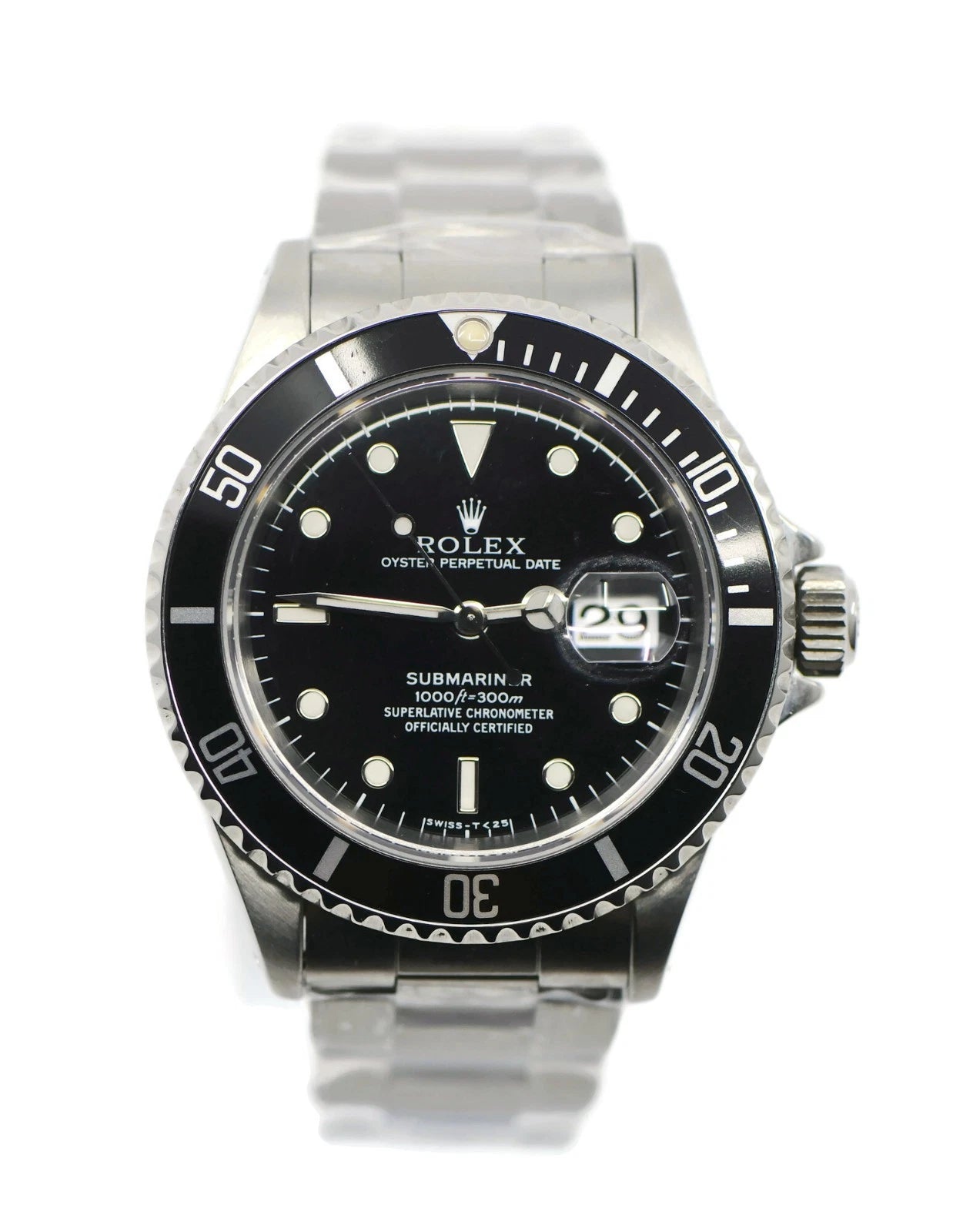 Rolex Submariner Stainless Steel Watch 16610