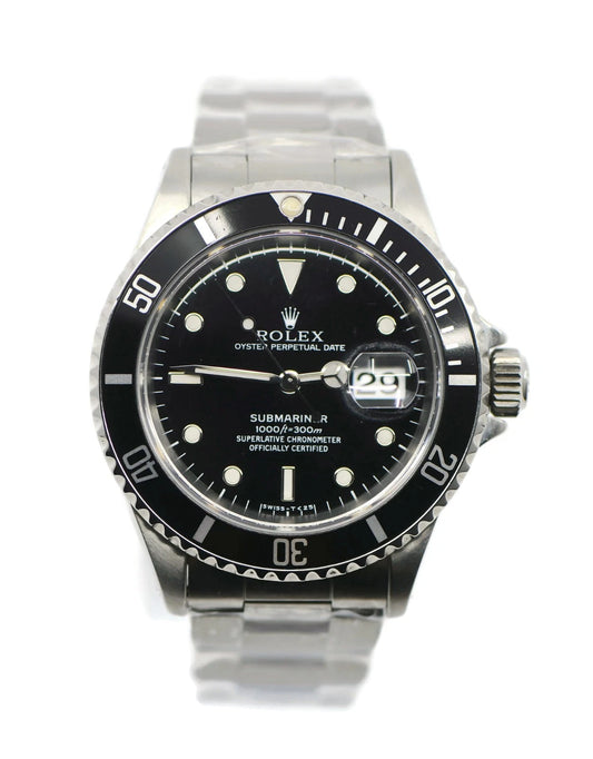 Rolex Submariner Stainless Steel Watch 16610