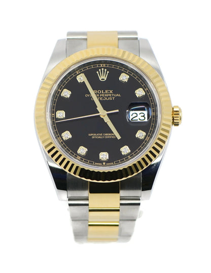 Rolex Datejust 41 Diamond 18K/Stainless Steel Watch 126333