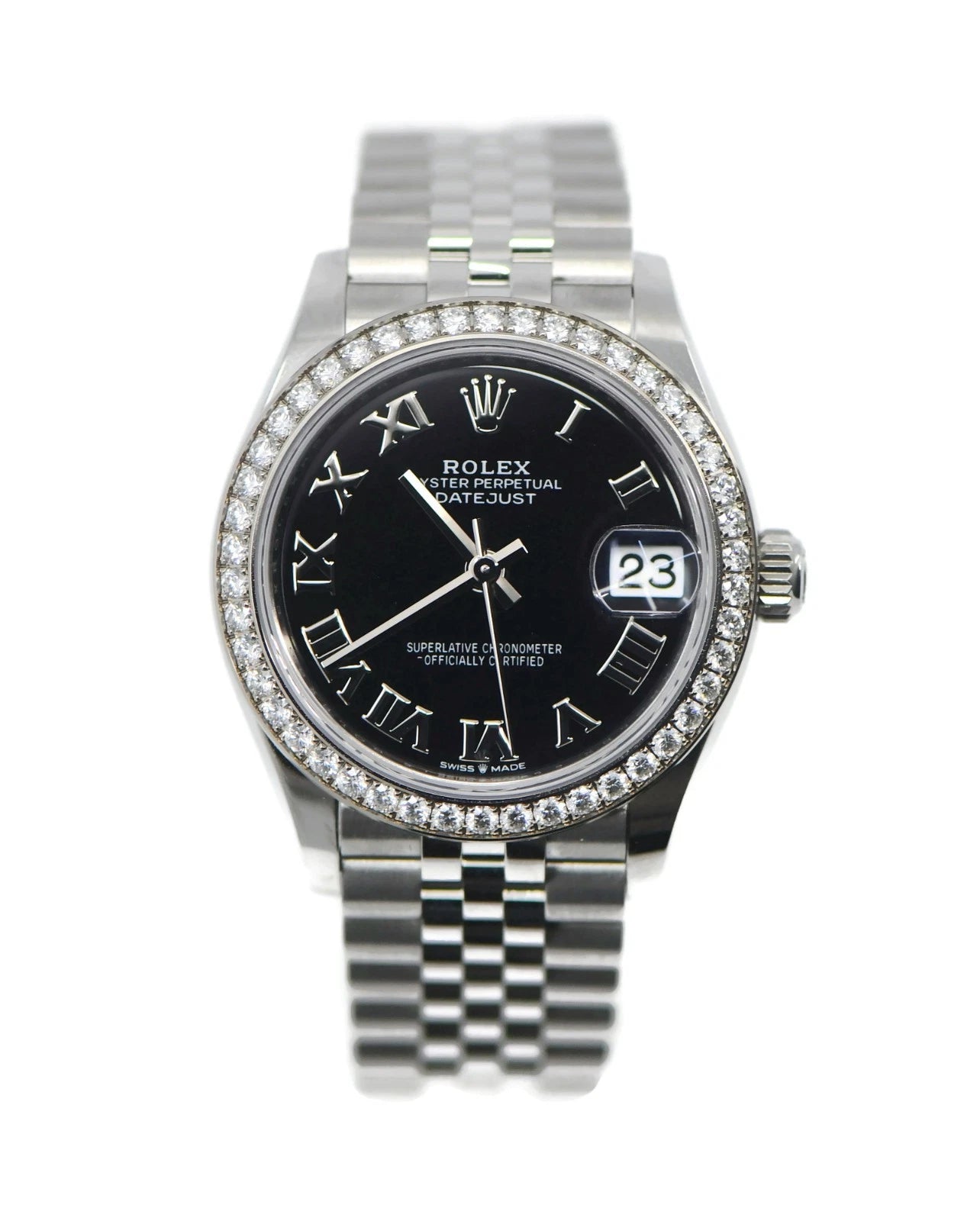 Rolex Datejust 31 Diamond Stainless Steel Watch 278384RBR