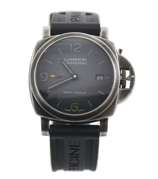Panerai Luminor Marina Navy Seals Stainless Steel Watch PAM01412