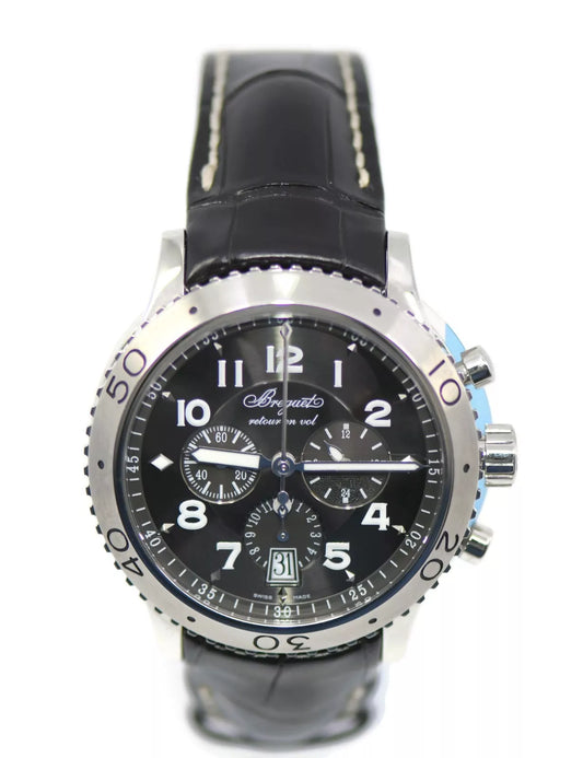 Breguet Type XXI Transatlantique Stainless Steel Watch 3810