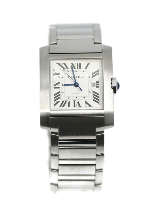 Cartier Tank Francaise LM Stainless Steel Watch WSTA0067