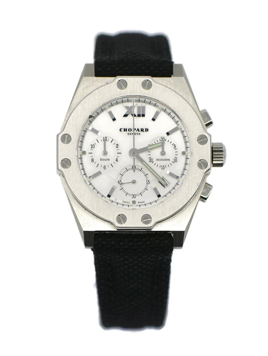 Chopard St Moritz Chronograph Stainless Steel Watch 8390