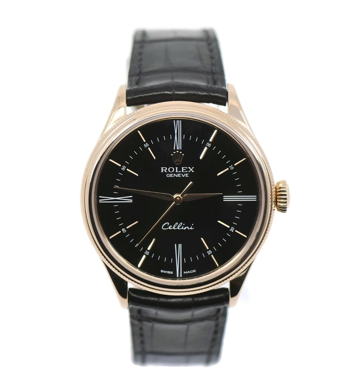 Rolex Cellini 18K Rose Gold Watch 50505