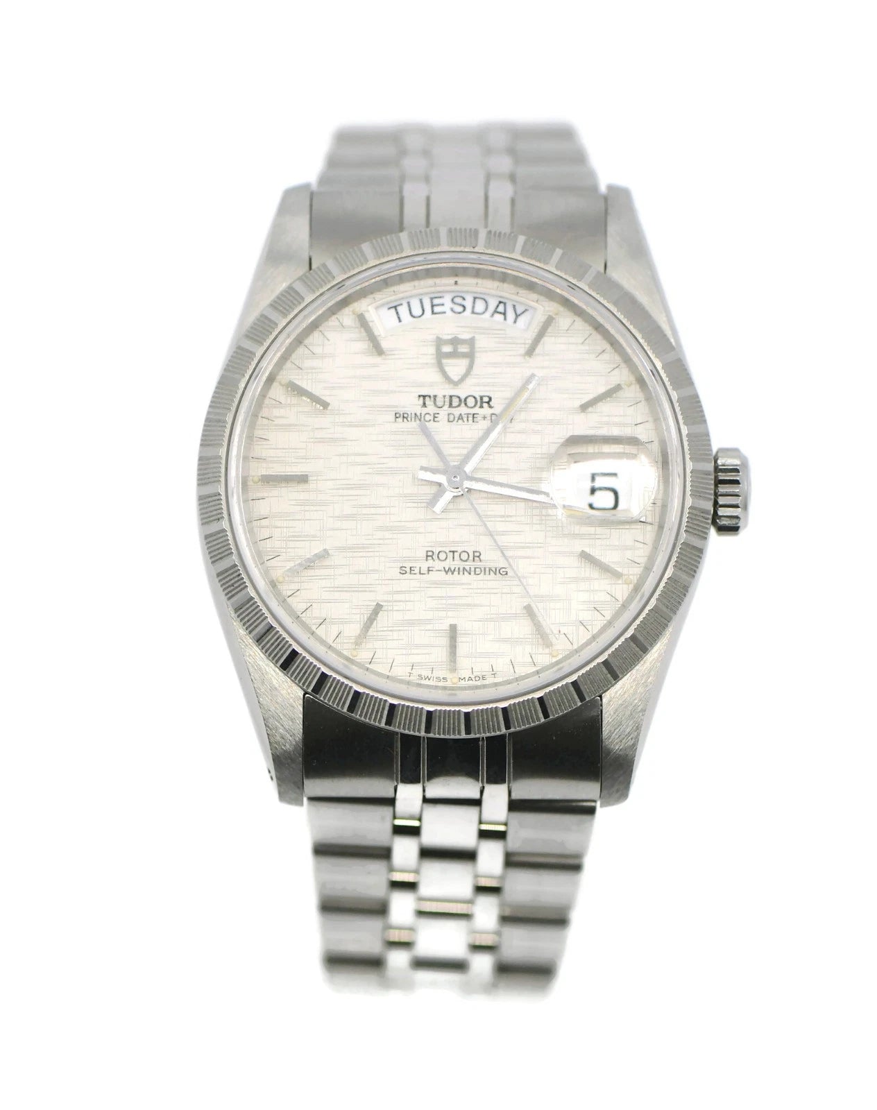 Tudor Prince Day Date Stainless Steel Watch 76210