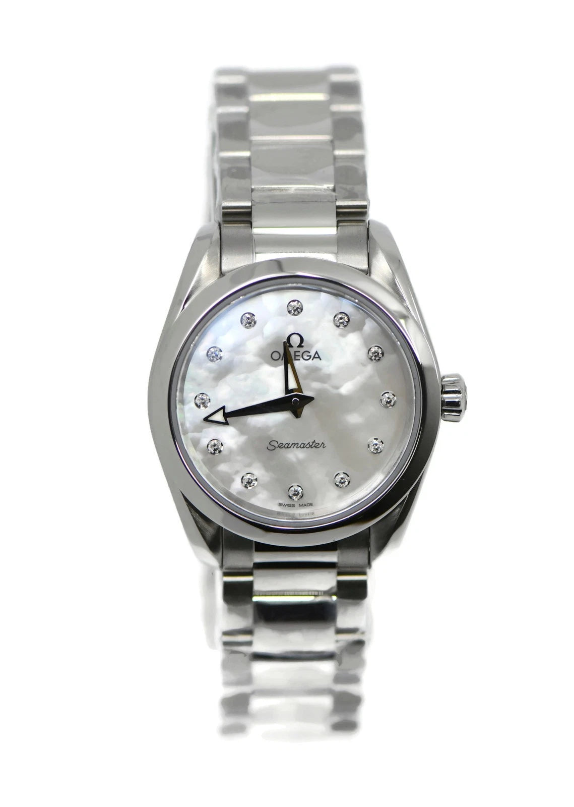 Omega Seamaster Aqua Terra Diamond Stainless Steel Watch 220.10.28.60.55.001