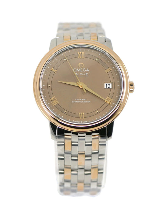 Omega Deville Prestige 18K/Stainless Steel Watch 424.20.37.20.13.001