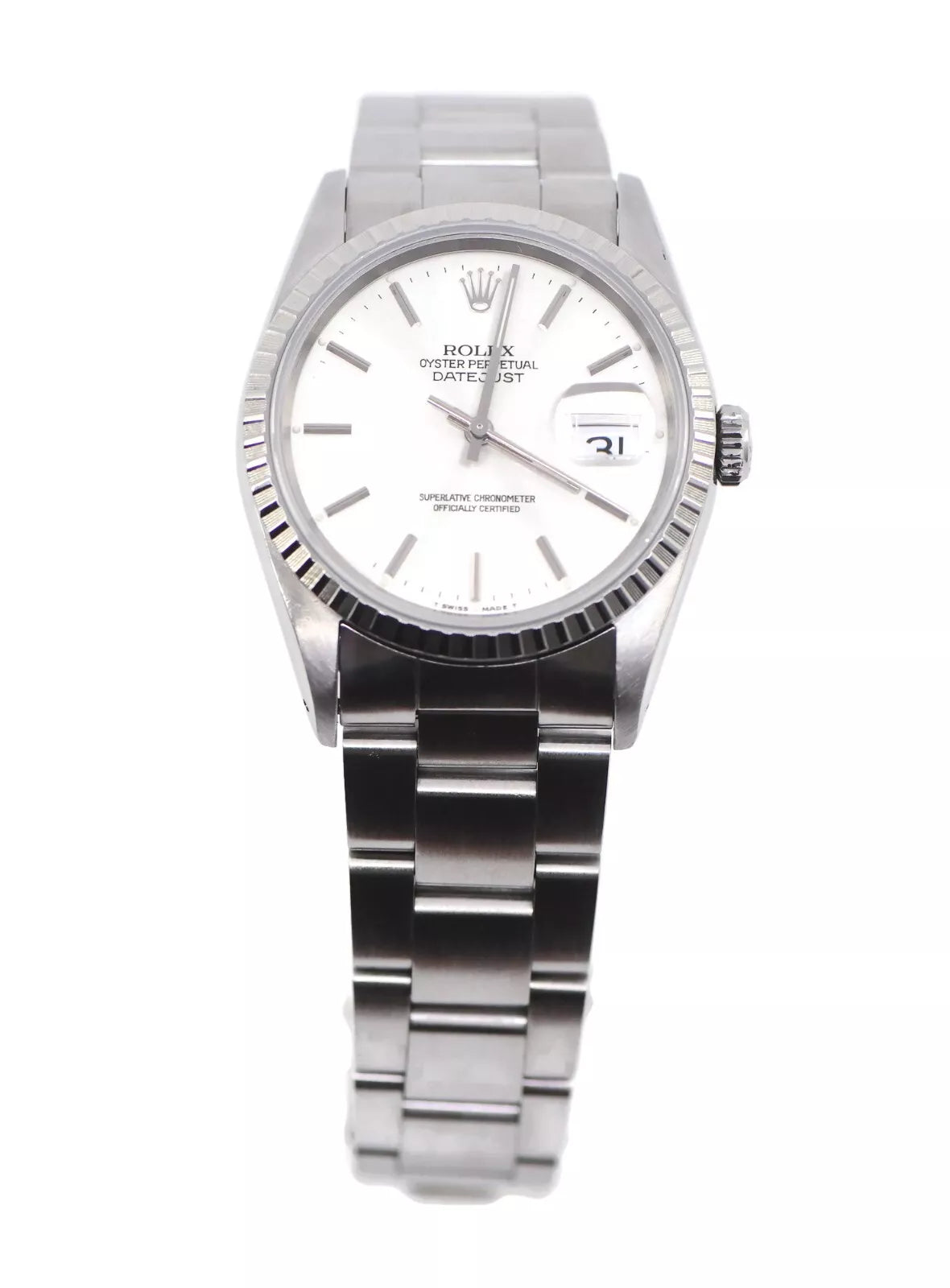 Rolex Datejust IBM Award Stainless Steel Watch 16220