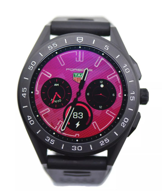Tag Heuer Connected Black Titanium Watch SBG8A80