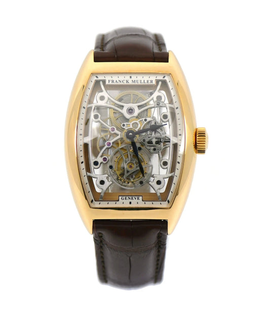 Franck Muller Curvex Tourbillon 18K Rose Gold Watch 8880TSQT
