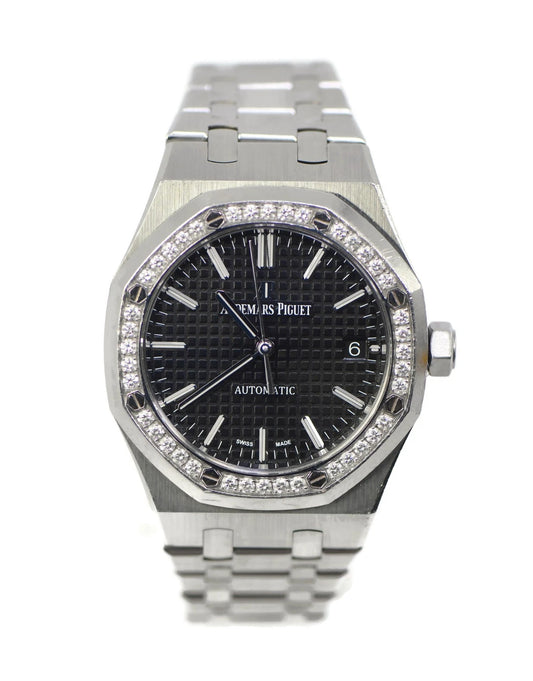 Audemars Piguet Royal Oak Diamond Stainless Steel Watch 15451ST