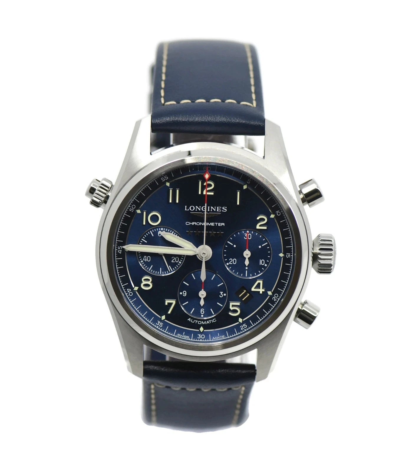 Longines Spirit Chronograph Stainless Steel Watch L38204930