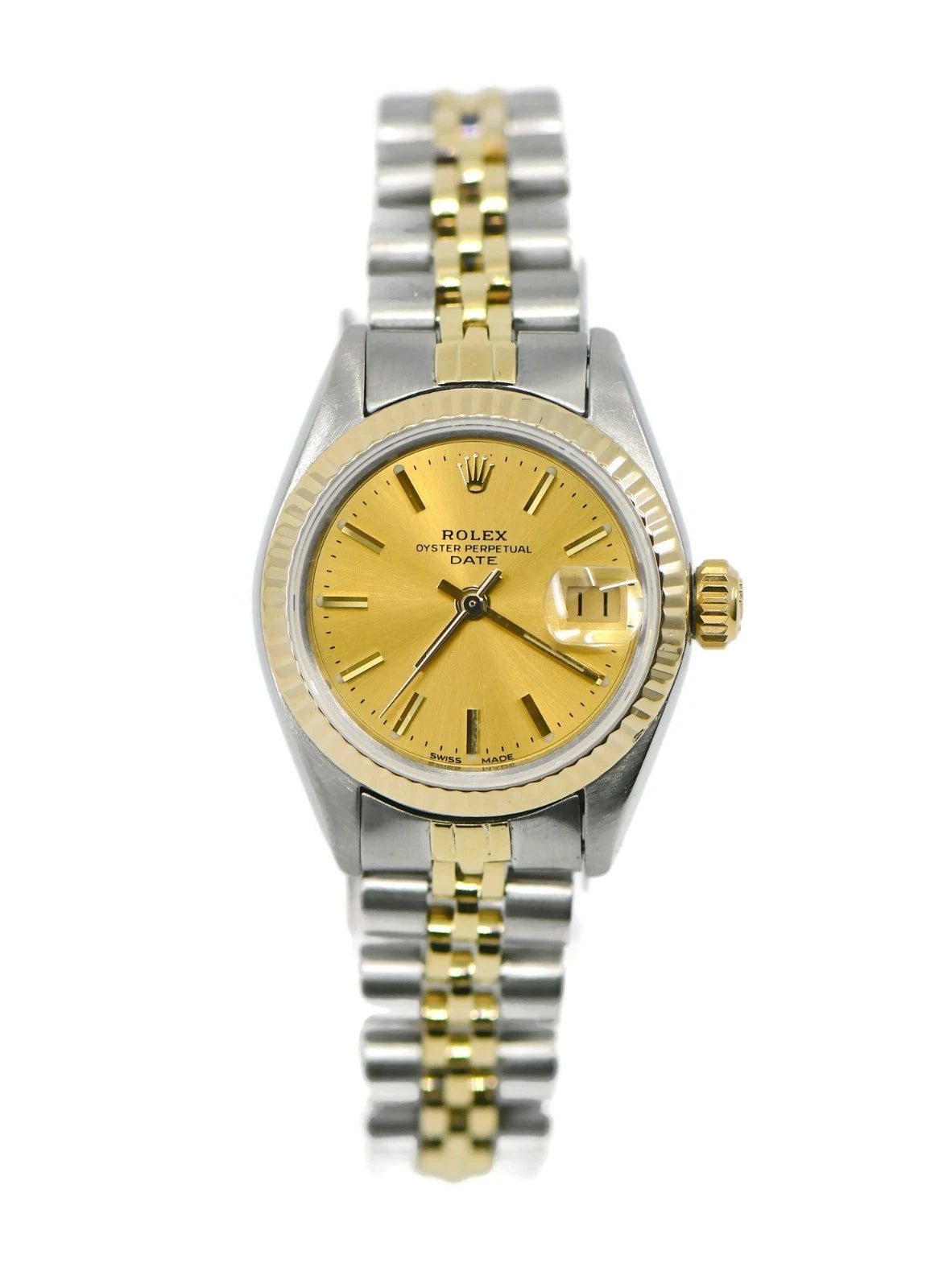 Rolex Oyster Perpetual Date 18K/Stainless Steel Watch 69173