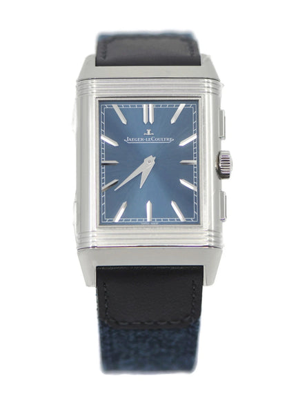 Jaeger LeCoultre Reverso Tribute Chronograph Stainless Steel Watch Q389848J