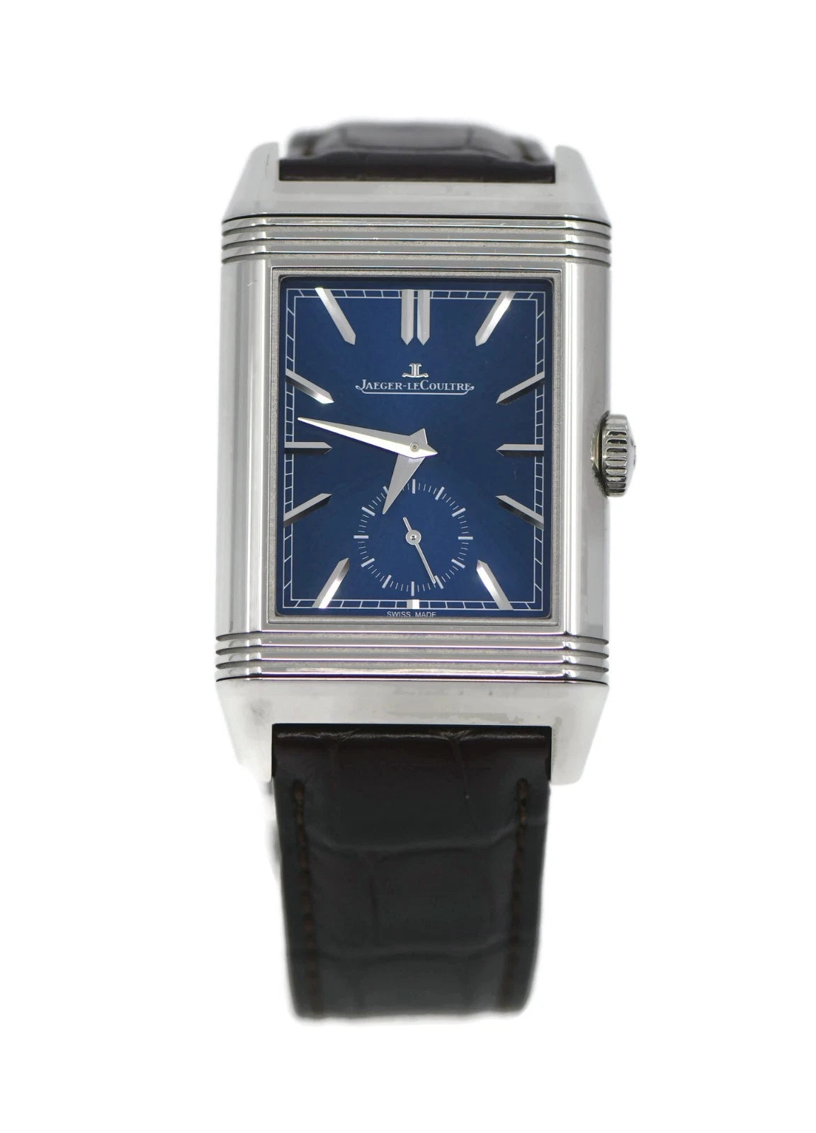 Jaeger LeCoultre Reverso Tribute Small Seconds Stainless Steel Watch Q3988481