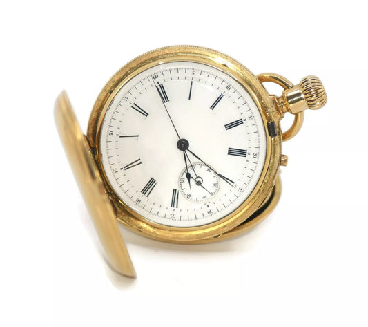 Patek Philippe Hunter Case 1872 18K Yellow Gold Pocket Watch