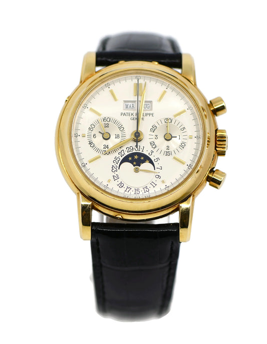 Patek Philippe Perpetual Calendar 18K Yellow Gold Watch 3970E