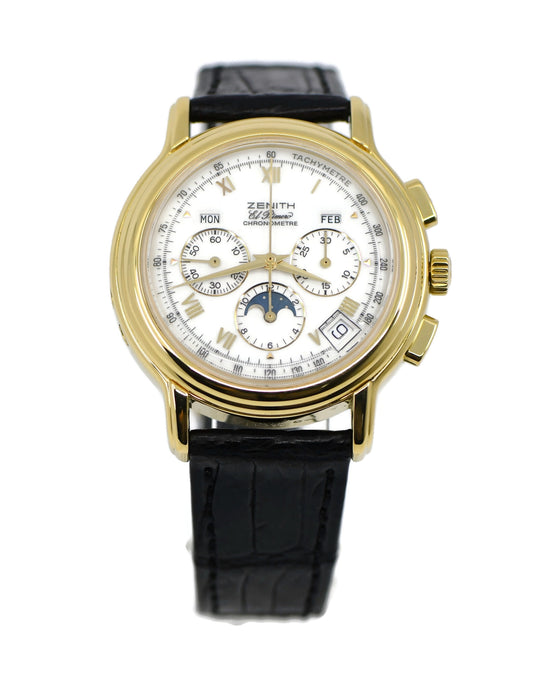Zenith Chronomaster 18K Yellow Gold Watch 30.0240.410