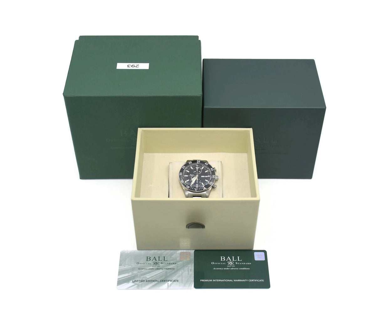 Ball Roadmaster Chronograph Titanium Watch DC3030C