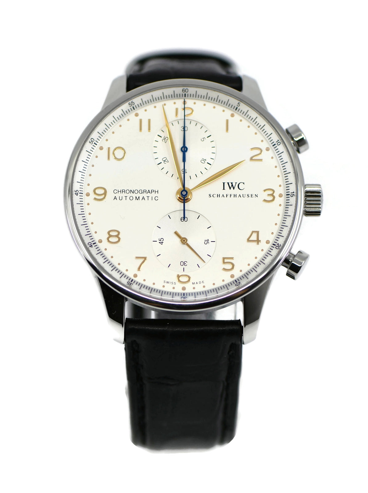 IWC Portuguese Chronograph Stainless Steel Watch IW371445