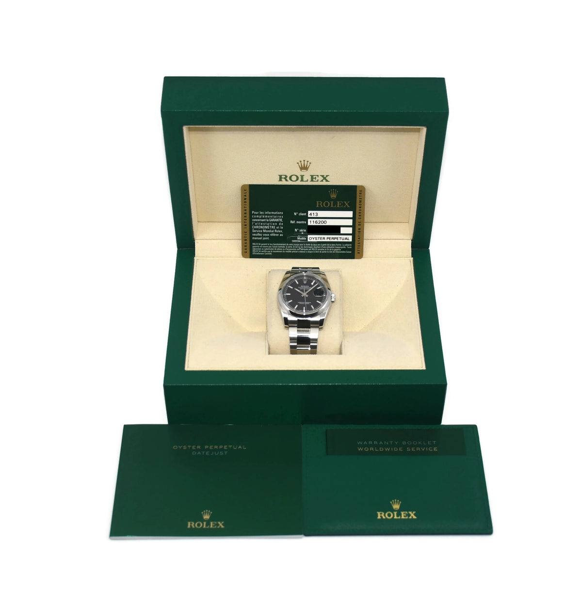 Rolex Dayejust Stainless Steel Watch 116200