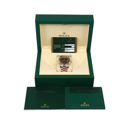 Rolex Day Date II 18K Rose Gold Watch 218235
