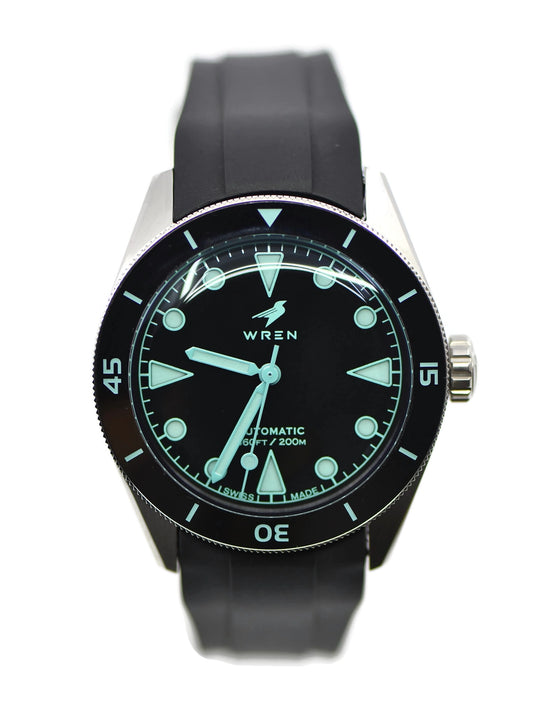 WREN Diver One Abyss Stainless Steel Watch