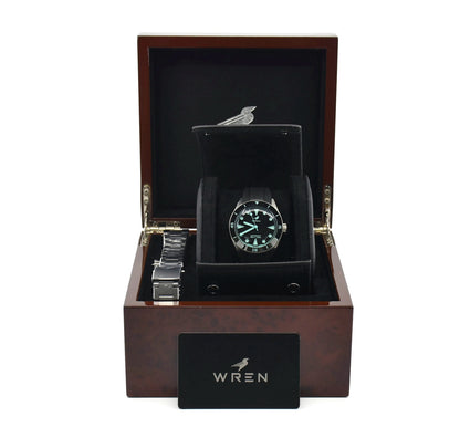 WREN Diver One Abyss Stainless Steel Watch