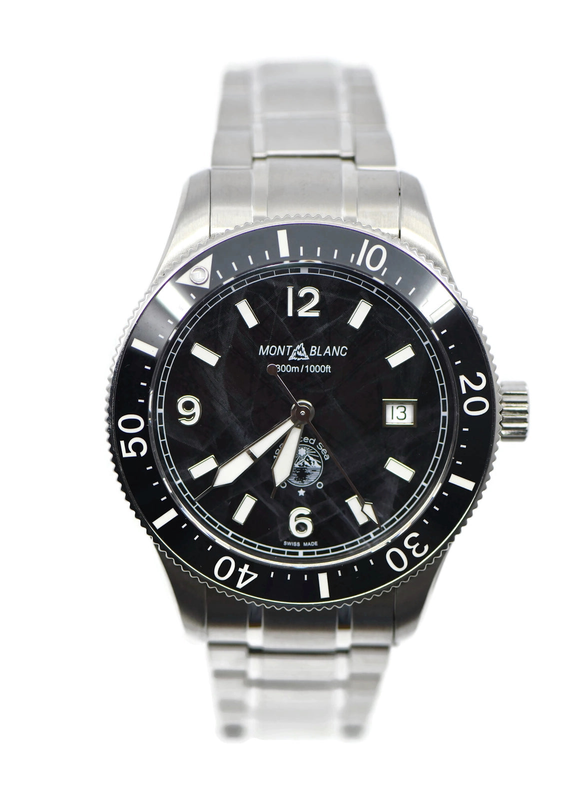 Montblanc Iced Sea Stainless Steel Watch 129372